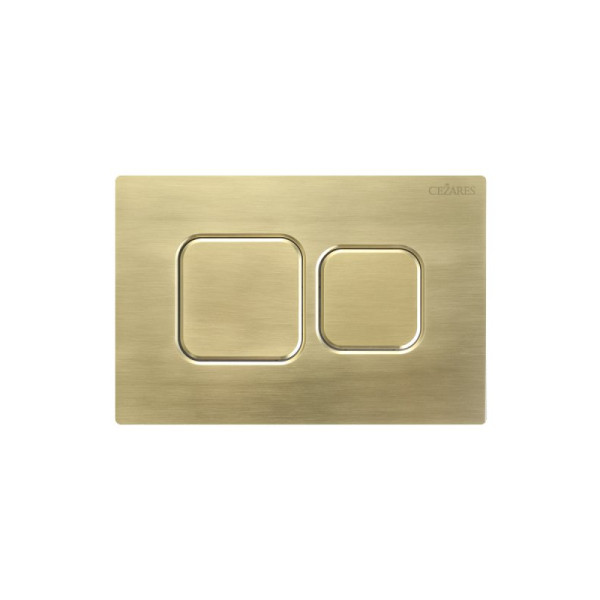 Клавиша смывная Cezares Pneumatic брашированное золото (PN1-BTN-BORO)
