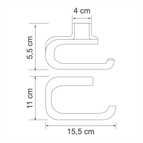 Держатель туалетной бумаги WasserKraft Kammel белый (K-8396W)