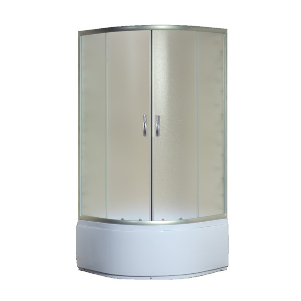 Душевой уголок Loranto 90x90x195 стекло матовое, профиль сатин (CS-8020S 90*90*195)