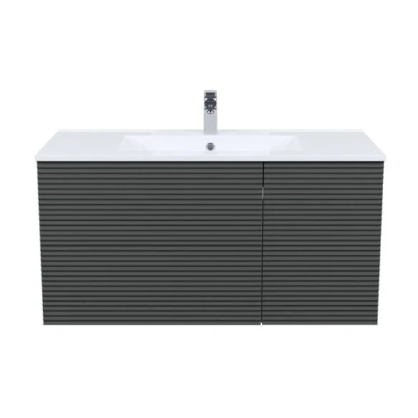 Тумба подвесная Iddis Bild 100x47x50 темно-серый (BIL10G0i95)