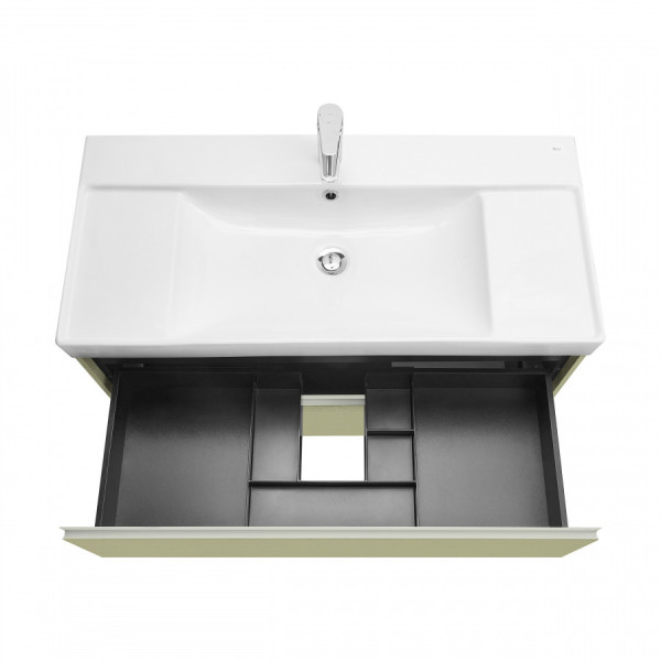 Тумба подвесная Roca Ona Olive 985x450x565 оливковый матовый (Z.RU93.0.835.5)