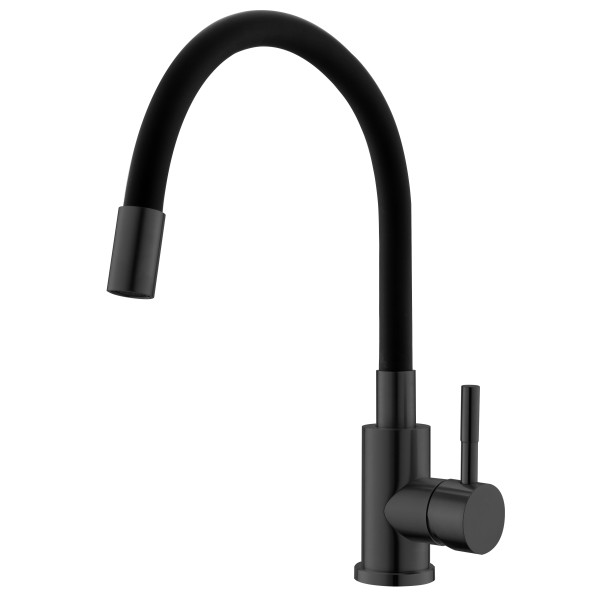 Смеситель для кухни Esko Snake черный (K44BTotal) Смеситель для кухни Esko Snake черный (K44BTotal)