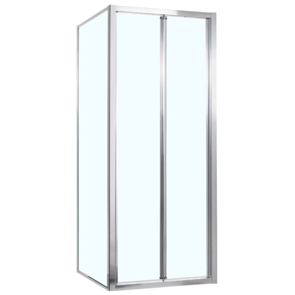 Душевое ограждение Azario Torornto 90х90х190 стекло прозрачное профиль серебро (AZ-NAA1432B 90)