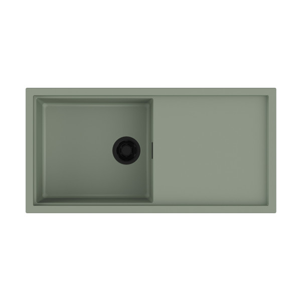 Мойка для кухни врезная Omoikiri Sintesi 100-WG Artceramic/wind green (4997128) Мойка для кухни врезная Omoikiri Sintesi 100-WG Artceramic/wind green (4997128)