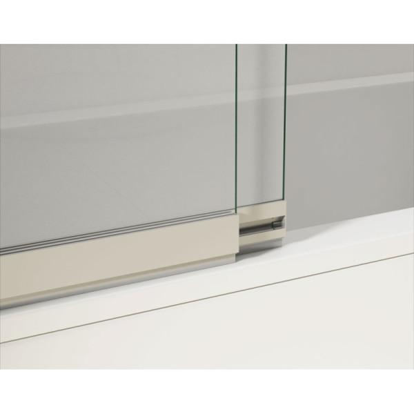 Душевая шторка для ванны Vincea VSB-1E 1000х1450 стекло прозрачное, профиль хром (VSB-1E100CL)