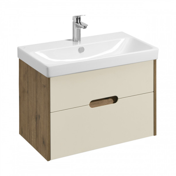 Тумба подвесная Aquaton Оливия 768x427x503 бежевый, дуб велл (1.A283.1.01O.LVG.0)