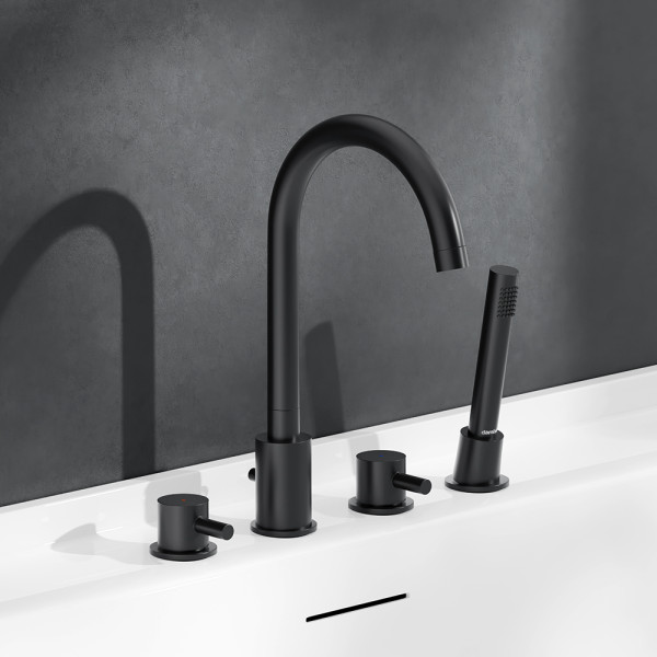 Смеситель для ванны и душа Damixa Scandinavian Pure черный (360400300) Смеситель для ванны и душа Damixa Scandinavian Pure черный (360400300)