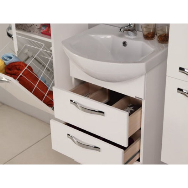 Тумба подвесная Акватон Ария 50 Н белый (1A140201AA010) Тумба подвесная Акватон Ария 50 Н белый (1A140201AA010)