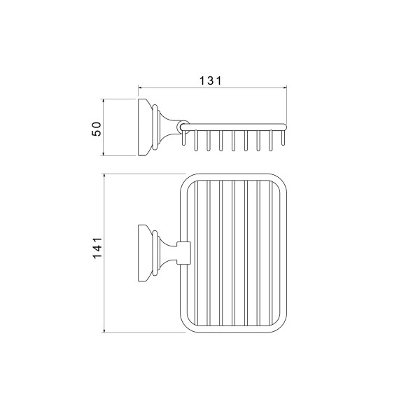 Мыльница Aquatek Классик полир. золото (AQ4533PG)