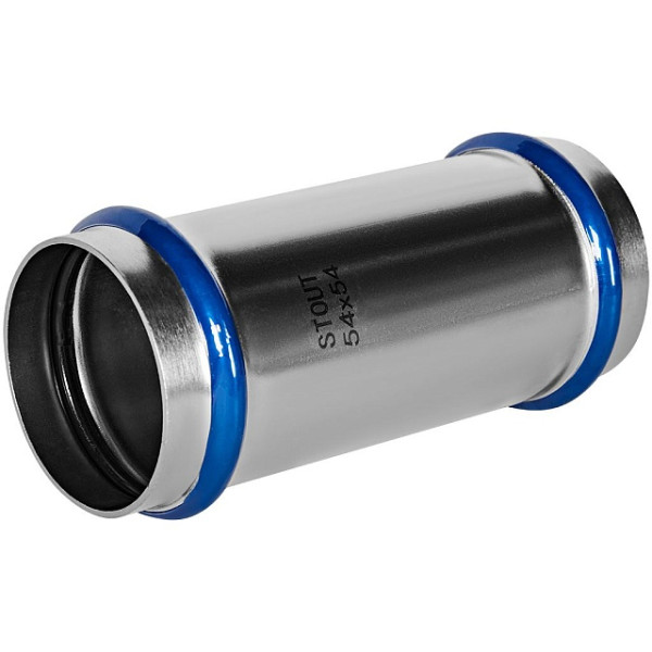 Муфта надвижная 54 Stout SSS-2019 ВПр (нерж.ст., пресс) SSS-2019-000054