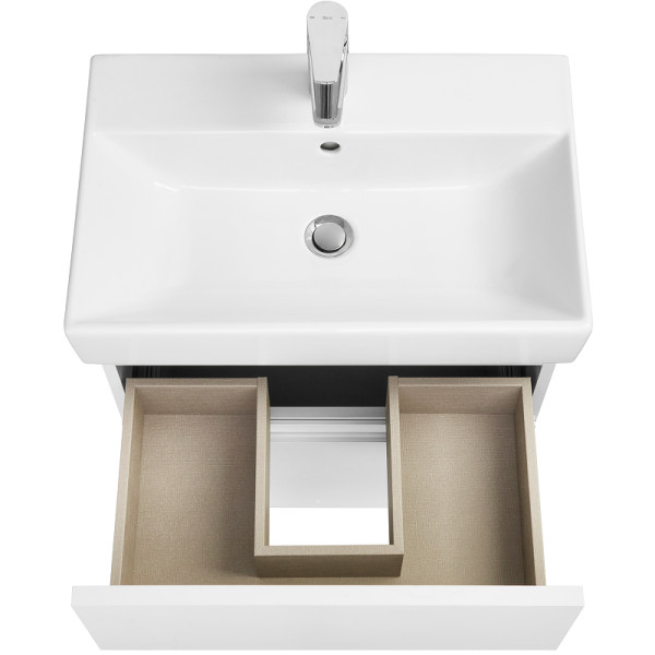 Тумба подвесная Roca Oleta 56,4x37,4x54,8 белый матовый (857639501)