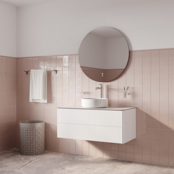 Тумба подвесная Iddis под столешницу Aiger 100x49 белый (AIG10W0i95)