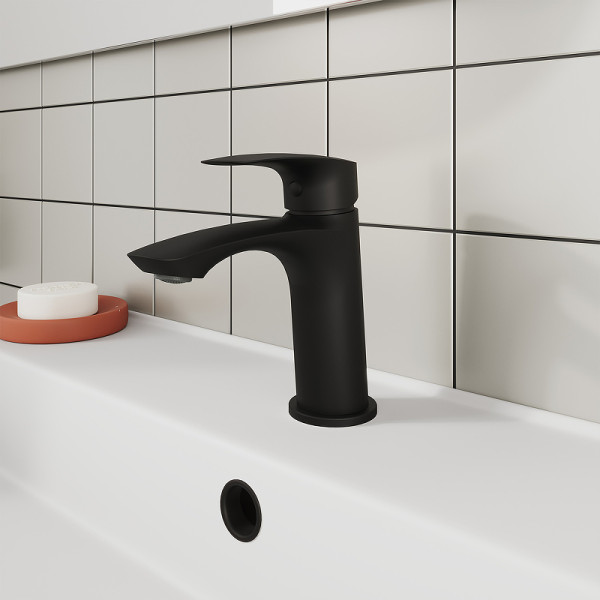 Смеситель для раковины Milardo Rora черный (RORBL00M01)