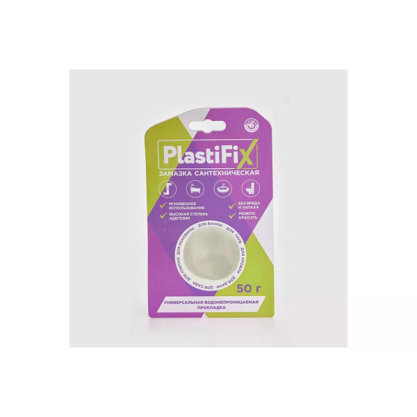 Замазка сантехническая PlastiFix 50 гр банка Регион спецтехно (4630033041549 / 04154) Замазка сантехническая PlastiFix 50 гр банка Регион спецтехно (4630033041549 / 04154)