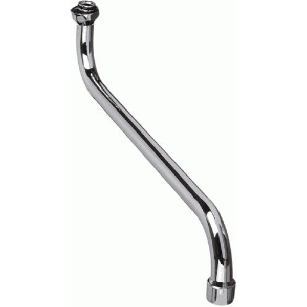 Излив Melodia для смесителя круглый S-образный с аэратором 35см (MKP20699P)