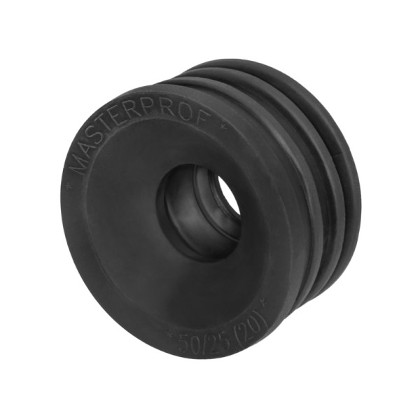 Манжета резиновая MasterProf 50x25 мм. для канализации (черная, тэп) (ИС.131813) Манжета резиновая MasterProf 50x25 мм. для канализации (черная, тэп) (ИС.131813)