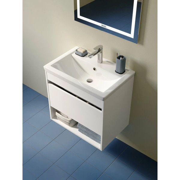 Раковина мебельная Iddis 60x40,7x18,5 белая (4076000i28)