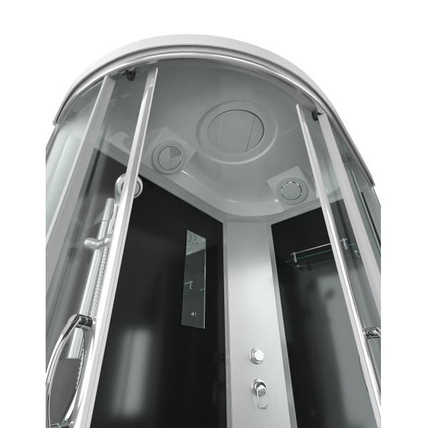 Душевая кабина Erlit 90х90 стекло тонированное, профиль хром (ER 351226L-C4-RUS)