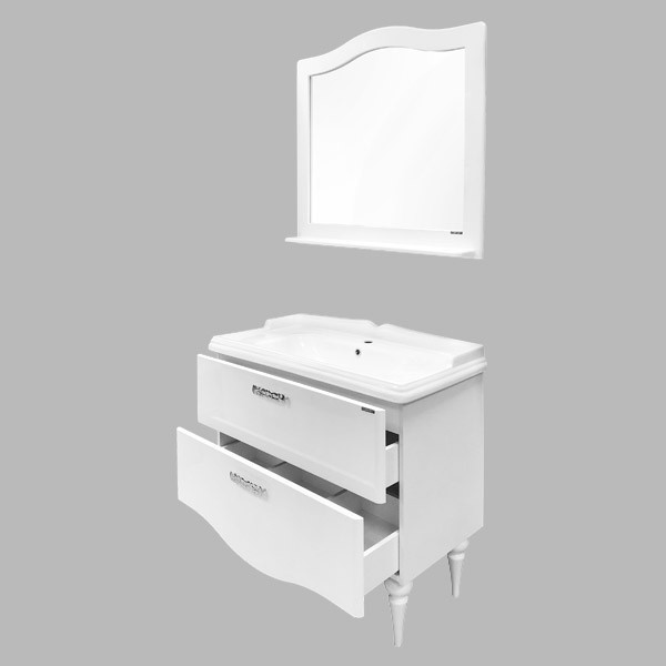 Тумба напольная Comforty Модена М 1015x860x490 белый матовый с раковиной (00-00001486) Тумба напольная Comforty Модена М 1015x860x490 белый матовый с раковиной (00-00001486)