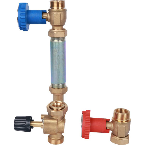 Насосная группа Stout 3/4" (с 3-х ходовым приводным смесителем, без насоса) (SDG-0007-002001)