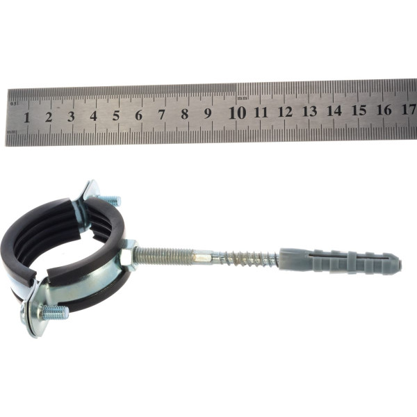 Хомут Stout для труб со шпилькой и дюбелем 1 1/2" 47-52 мм (SAC-0020-100112) Хомут Stout для труб со шпилькой и дюбелем 1 1/2" 47-52 мм (SAC-0020-100112)