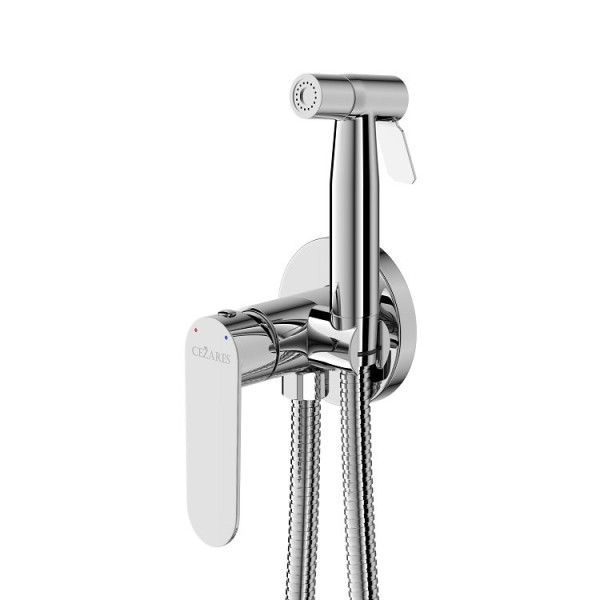 Смеситель с гигиеническим душем Cezares Stylus хром глянцевый (STYLUS-DIF-01) Смеситель с гигиеническим душем Cezares Stylus хром глянцевый (STYLUS-DIF-01)