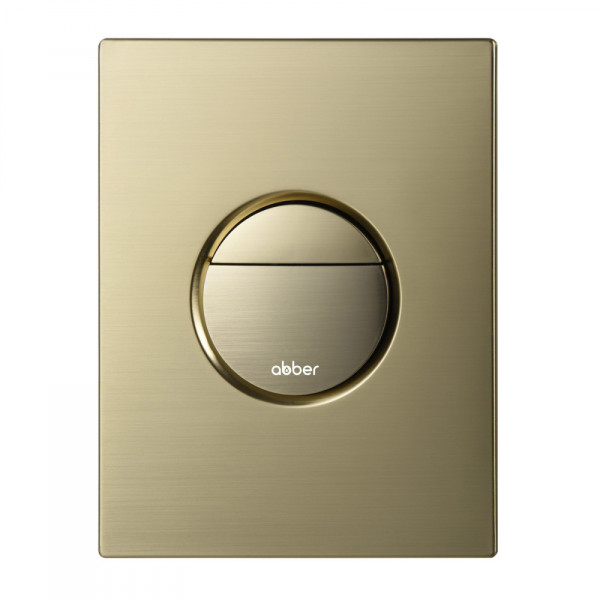 Клавиша смывная Abber золото брашированное (AC0126BG)