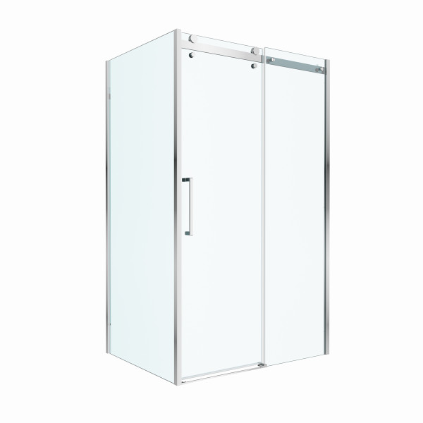 Душевой уголок BelBagno Marino 120x100x195 стекло прозрачное, профиль хром глянцевый (MARINO-2-AH-1-120/100-C-Cr)