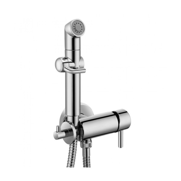 Смеситель для биде Lemark Solo с гигиеническим душем, встраиваемый (LM7166С)