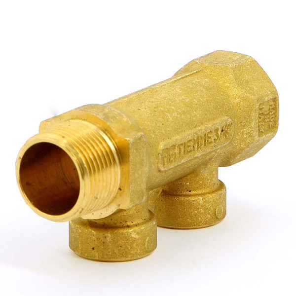 Коллектор "Tiemme" 2 отв. 3/4"*1/2"В (латунь) (1910052) Коллектор "Tiemme" 2 отв. 3/4"*1/2"В (латунь) (1910052)