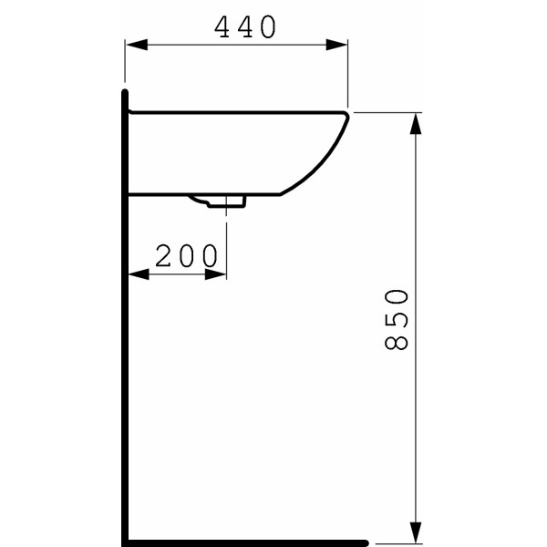 Раковина подвесная Laufen Pro B Laufen 550х440 (8.1095.1.000.104.1) Раковина подвесная Laufen Pro B Laufen 550х440 (8.1095.1.000.104.1)