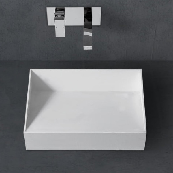 Раковина накладная Abber Stein 600x350 белый матовый (AS2623) Раковина накладная Abber Stein 600x350 белый матовый (AS2623)