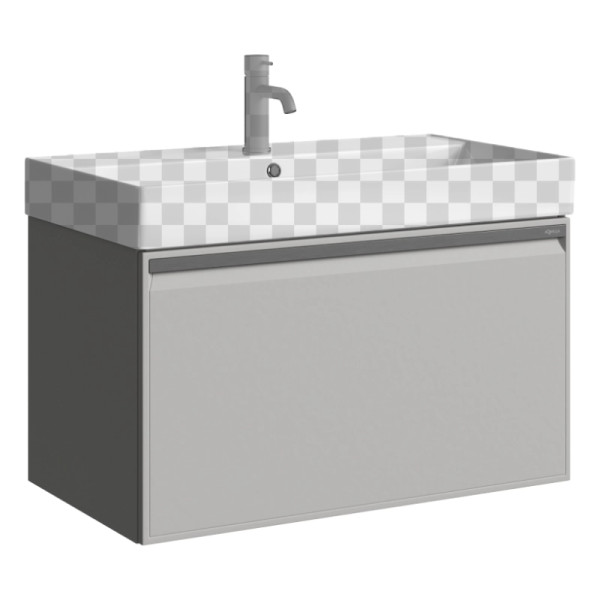 Тумба подвесная Aqwella Pure 792x443x464 туманный серый (PUR0108ST)