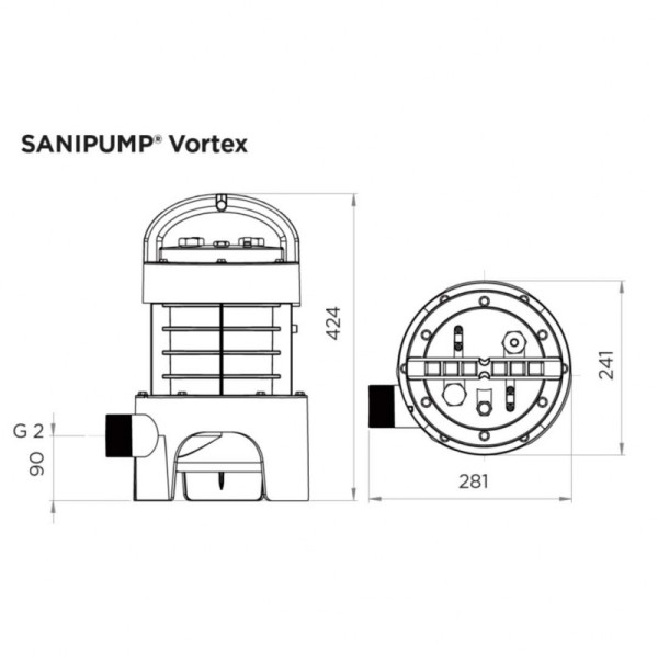 Насос погружной SFA SANIPUMP