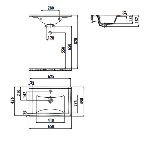 Раковина мебельная Creavit Su 65x45 белая (SU065-00CB00E-0000) Раковина мебельная Creavit Su 65x45 белая (SU065-00CB00E-0000)