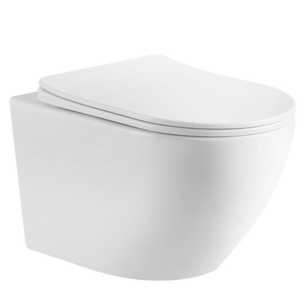 Унитаз подвесной BelBagno Marino-Tor со смывом "Торнадо" с сиденьем soft close (BB7026CH-TOR/SC)