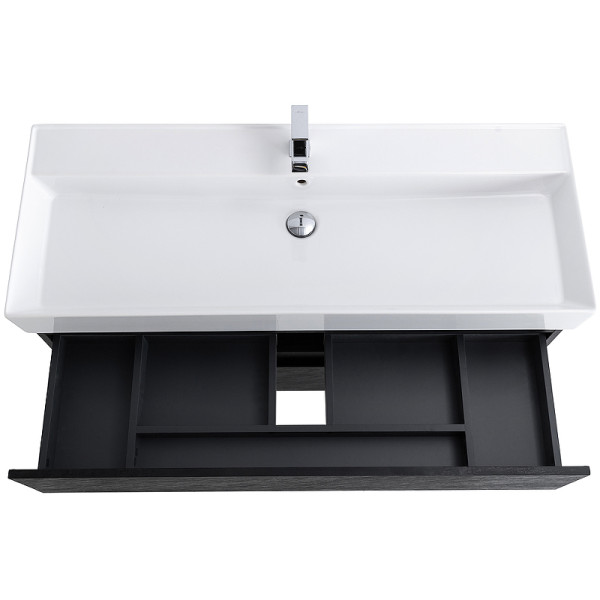 Тумба подвесная Cezares Molveno 46 120x50 Nero (MOLVENO 46-120-2C-SO-NR)