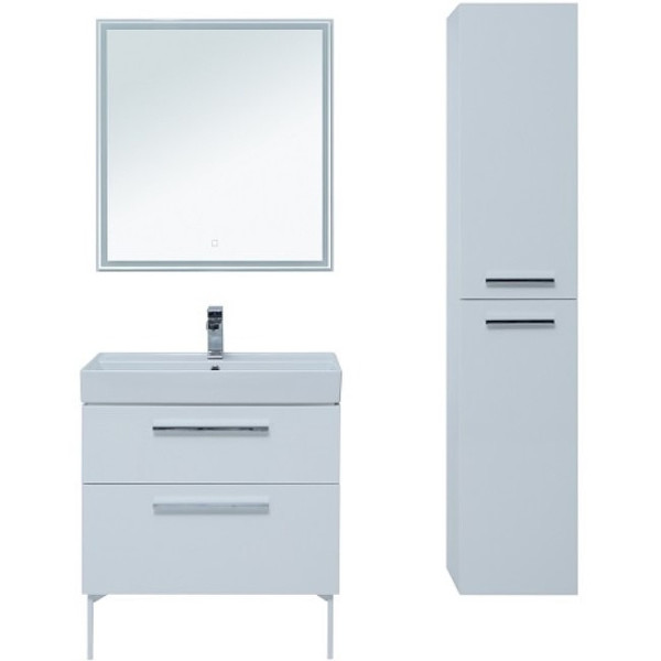 Тумба подвесная Aquanet Nova 75 белый (2 ящика) (00242262)