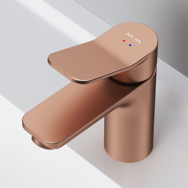 Смеситель для раковины AM.PM X-Joy розовое золото (F85A02144)