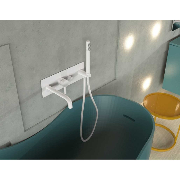 Смеситель для ванны и душа Paffoni Light термостатический, белый (LIG001BO) Смеситель для ванны и душа Paffoni Light термостатический, белый (LIG001BO)