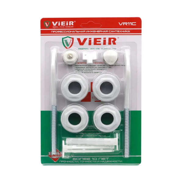 Комплект универсальный для монтажа радиатора 1/2" Vieir (2 кронштейна) (VR11C) Комплект универсальный для монтажа радиатора 1/2" Vieir (2 кронштейна) (VR11C)
