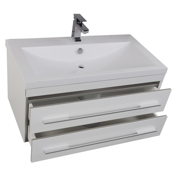 Тумба под раковину Aquanet Верона 90 480х902х440 2 ящика, белая (172335) Тумба под раковину Aquanet Верона 90 480х902х440 2 ящика, белая (172335)