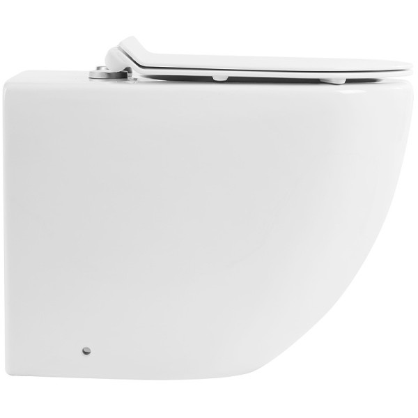 Унитаз приставной BelBagno Sfera-R безободковый (BB2141CBR/BB2111SC)