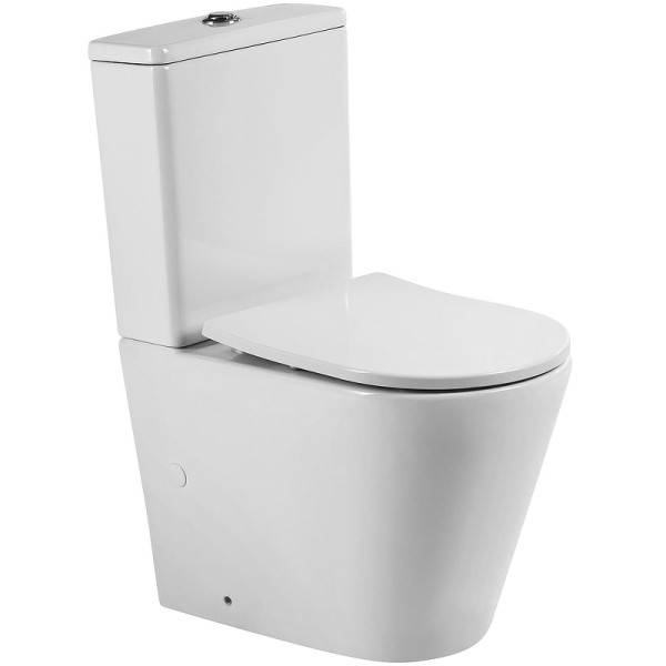 Унитаз-компакт BelBagno Flay-R безободковый (BB2149CP-TOR/BB2149T/BB2031SC)