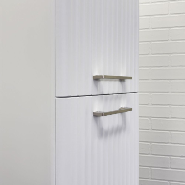 Пенал подвесной Comforty Никосия 350x1600x300 дуб белый матовый (00-00019359)