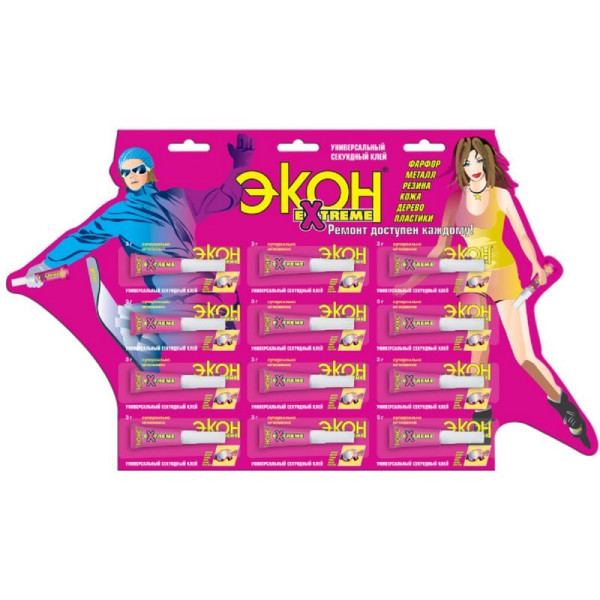 Клей секундный Экон Экстрим 3 г. (на мульти-карте) (3001039)