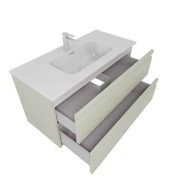 Тумба подвесная Aquatek 1010x460x545 шалфей зеленый (AQ77100-GS) Тумба подвесная Aquatek 1010x460x545 шалфей зеленый (AQ77100-GS)