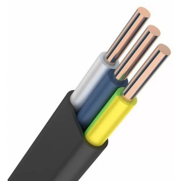 Кабель силовой Алюр ВВГнг(А)-LS 3x2.5 (N,PE)-0.660 однопроволочный