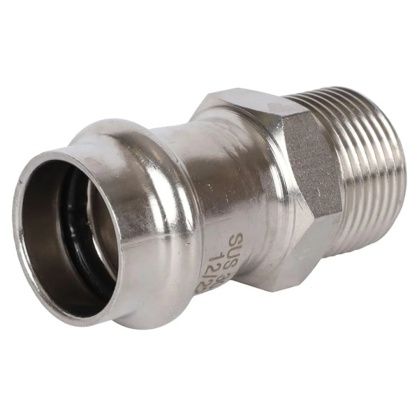 Переход 22х3/4"Н Rommer из нержавеющей стали (пресс) (RSS-0021-002234) Переход 22х3/4"Н Rommer из нержавеющей стали (пресс) (RSS-0021-002234)
