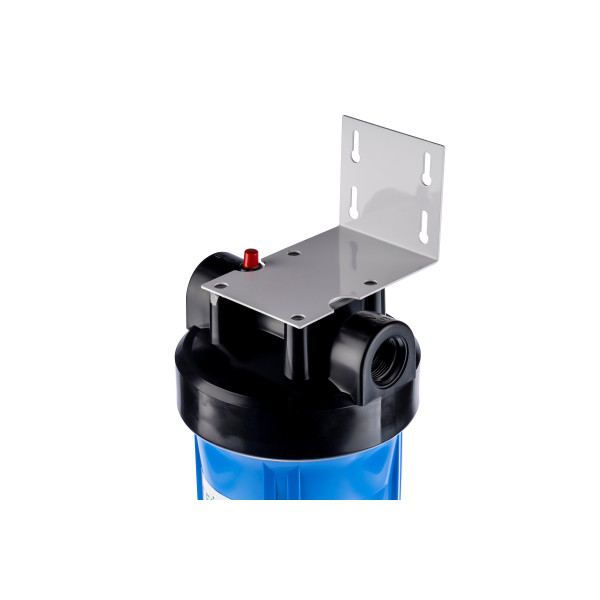 Фильтр колбовый Гейзер 1" 10BB (синий, для холодной воды) (50686)